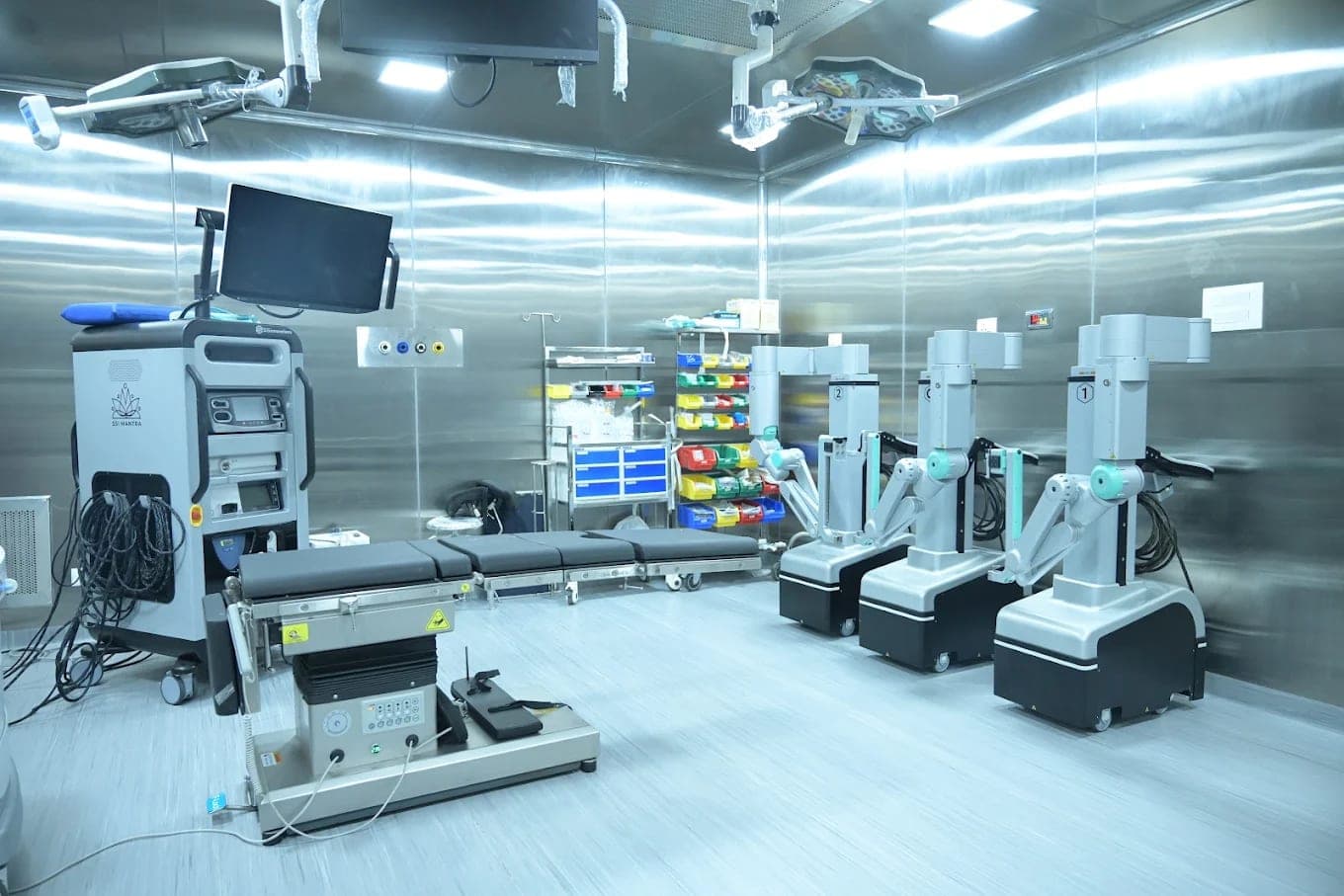 SSI Mantra robotic surgery system at Jade Speciality Hospitals